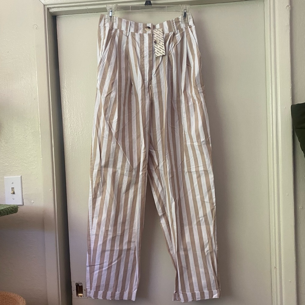 Urban outfitter striped mom jeans
